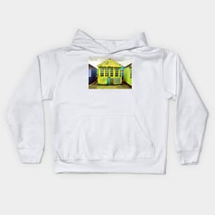 beach hut Kids Hoodie